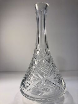 Crystal flower vase