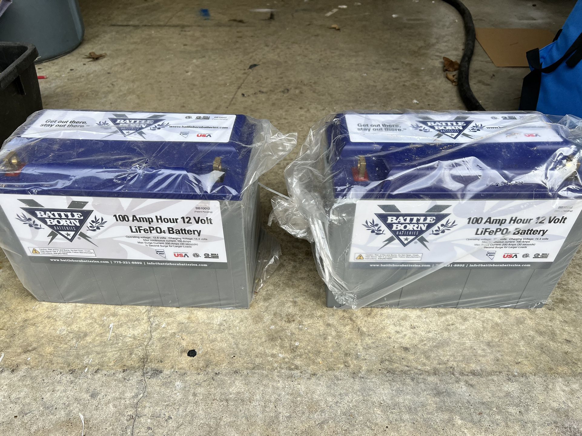 BattleBorn Lithium Ion Batteries