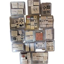 Lot of  Stampin Up Stamp Sets  1(contact info removed)