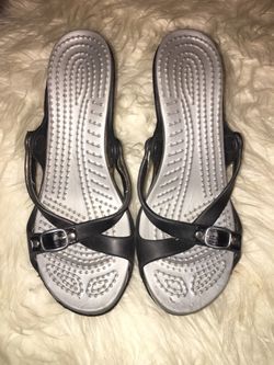 Crocs wedge heels great Condition Sz 7