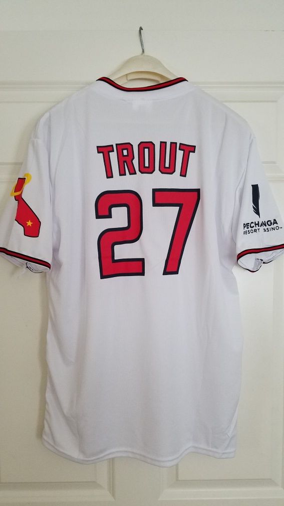 Los Angeles Angels #27Mike Trout 2022 MLB All-Star Game Jersey for Sale in  Tustin, CA - OfferUp