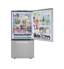 33” inch - LG Bottom Freezer Refrigerator with  Ice Maker