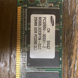 256MB DDR PC3200U-30331-Z