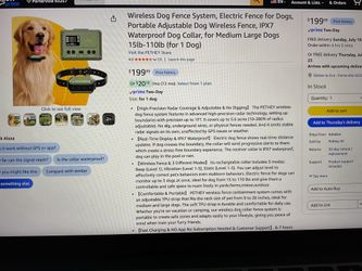 Brand new wireless dog fence system for medium to large dogs, waterproof
