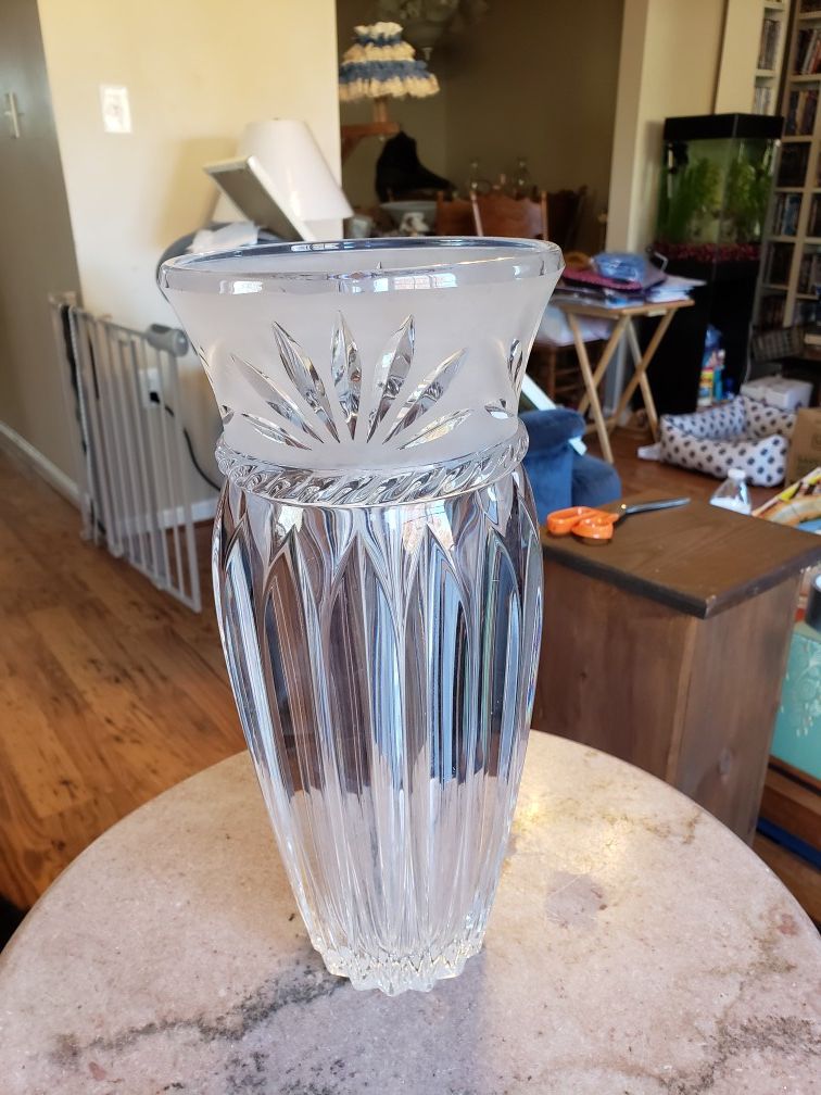 Frosted Glass Vase