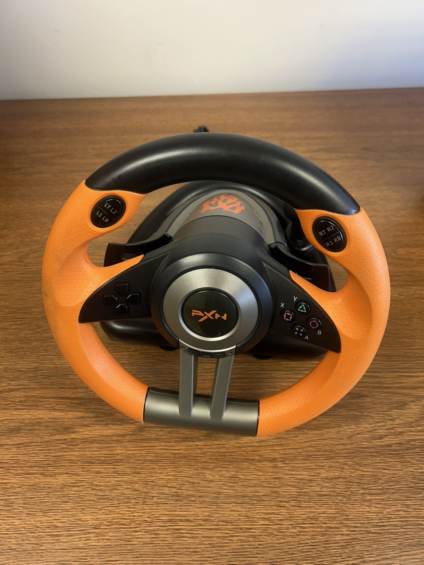PXN V3II USB Gaming Racing Wheel – Orange/Black – PC, PS3, Xbox 360 Compatible