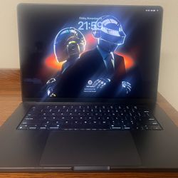 Apple MacBook Air 15.3" M2 Chip 8GB RAM 256GB SSD Midnight MQKW3LL/A 2023 Model