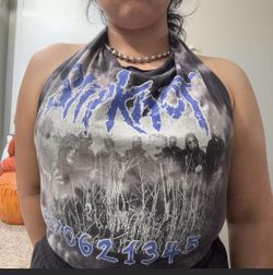 Metal Band Slipknot Halter Top