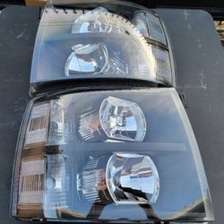 07-13 Chevrolet Silverado Headlights Luces Micas Calaveras Faros Faroles Focos Chevy