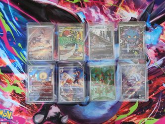 Pokemon Japanese & Chinese 8 Card Lot. All NM