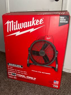 M18 Fan battery/Corded