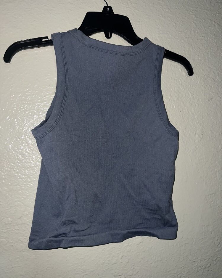 Pretty Navy Blue Crop Top
