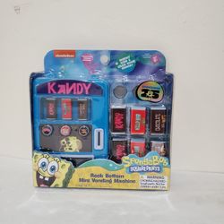 SpongeBob Rock Bottom Vending Mini Machine Doll Miniature Food Mini Playset
