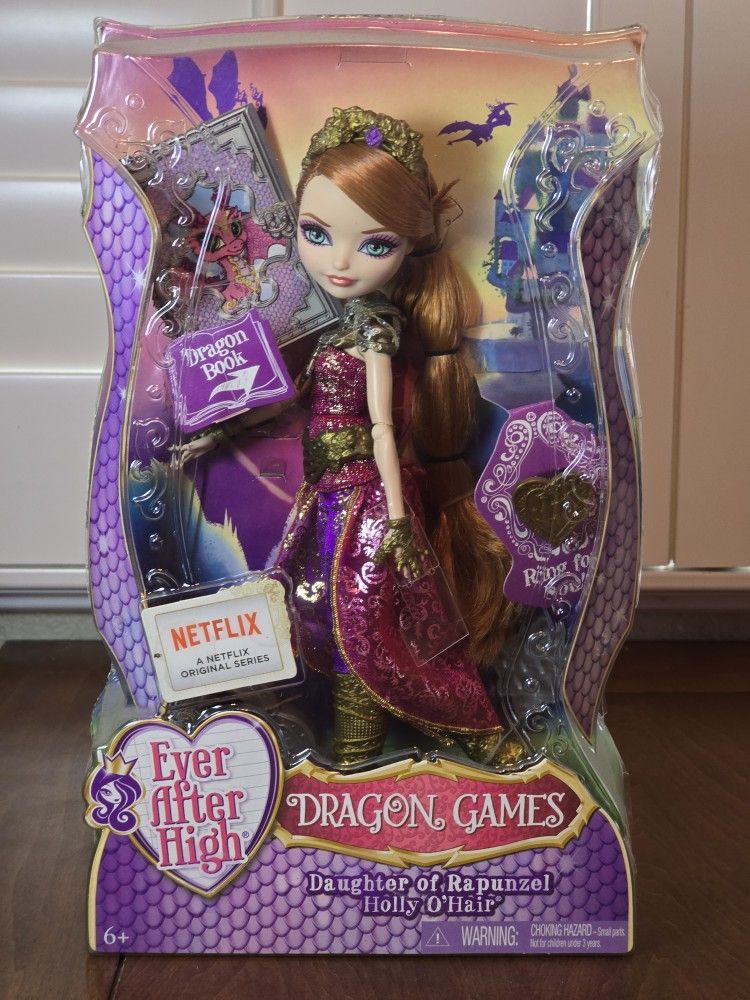 Ever After High Dragon Games Holly O'Hair Doll (NIB)