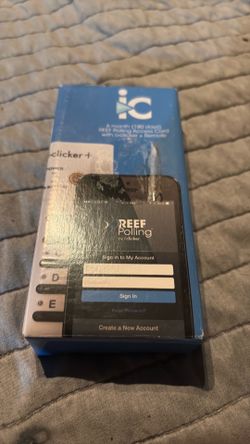 iClicker+ Student Response System with REEF Polling Access Card