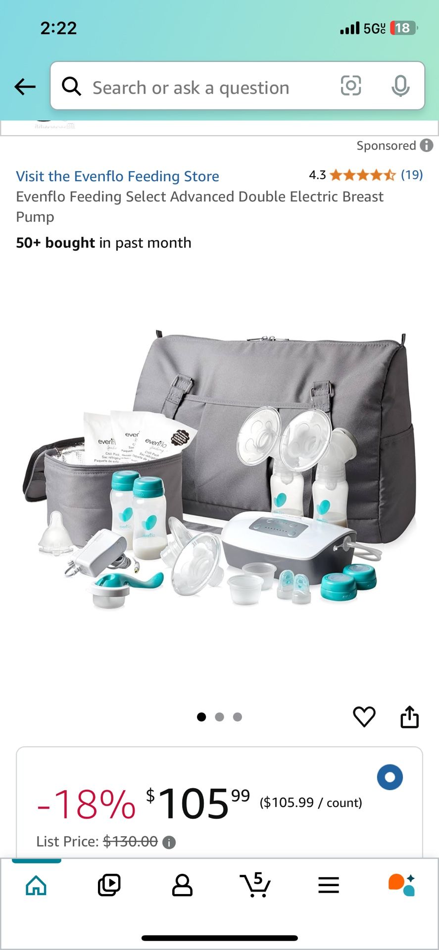 Evenflo Breast pump 