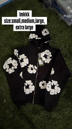 Denim Tears Cotton Wreath Zip-Up Hoodie