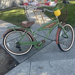 26 Inch Margaritaville 7 Speed Beach Cruiser 