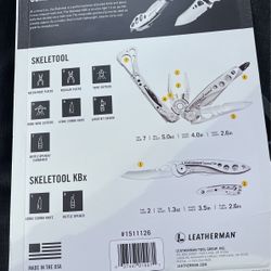 Leatherman Skeletool   & Skeletool   KBX Combo  Pack