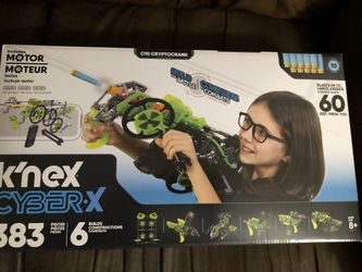 NEW Knex Cyber X 383 Pieces 6 Builds Constructions