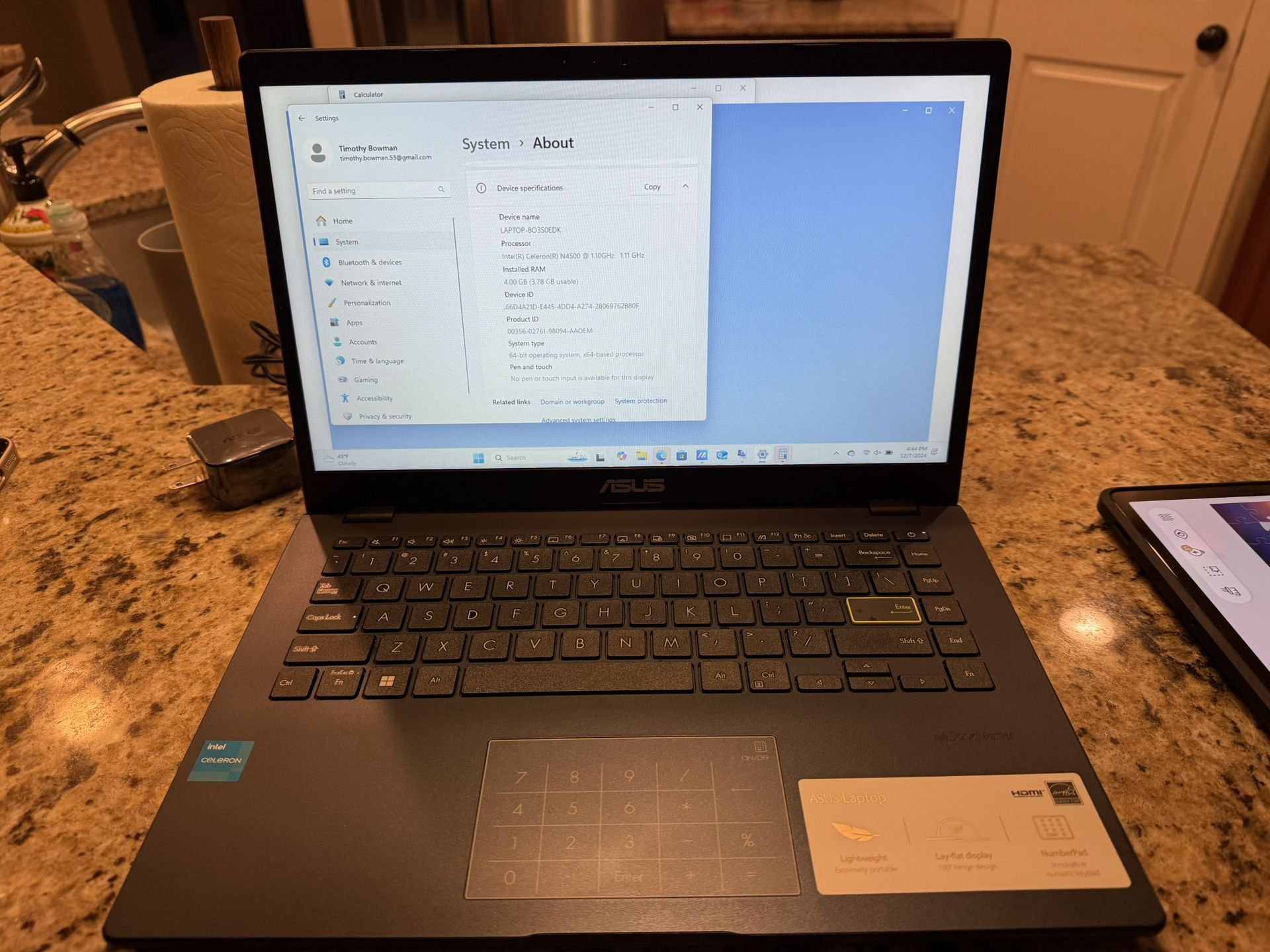 Asus Notebook PC 2022 (Brand New Condition
