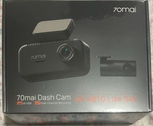 70mai 4K A810 Dash Cam Lite Set