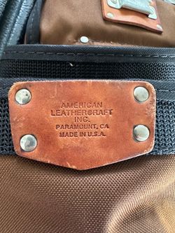 American leather craft inc carpenters tool belt set