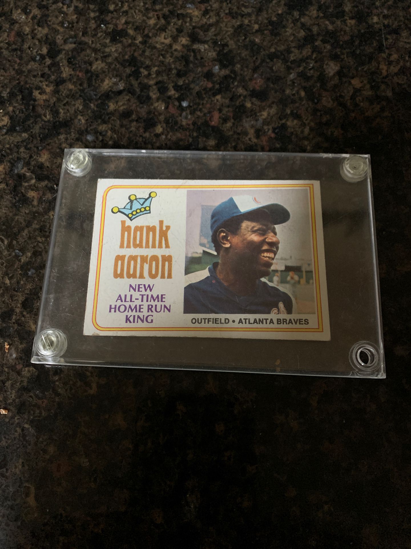 Hank Aaron baseball card