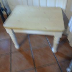 Tan & White Coffee Table 