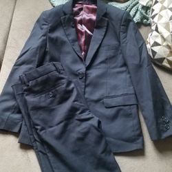 Boys Size 14 Isaac Mizrahi Black 2 Piece Suit