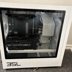 HP OMEN - 35L Gaming Desktop - AMD Ryzen 7 8700F 2024 - 16GB DDR5 Memory - NVIDIA GeForce RTX 5060 Ti 16GB GDDR7 - 1TB SSD - Panda Metal