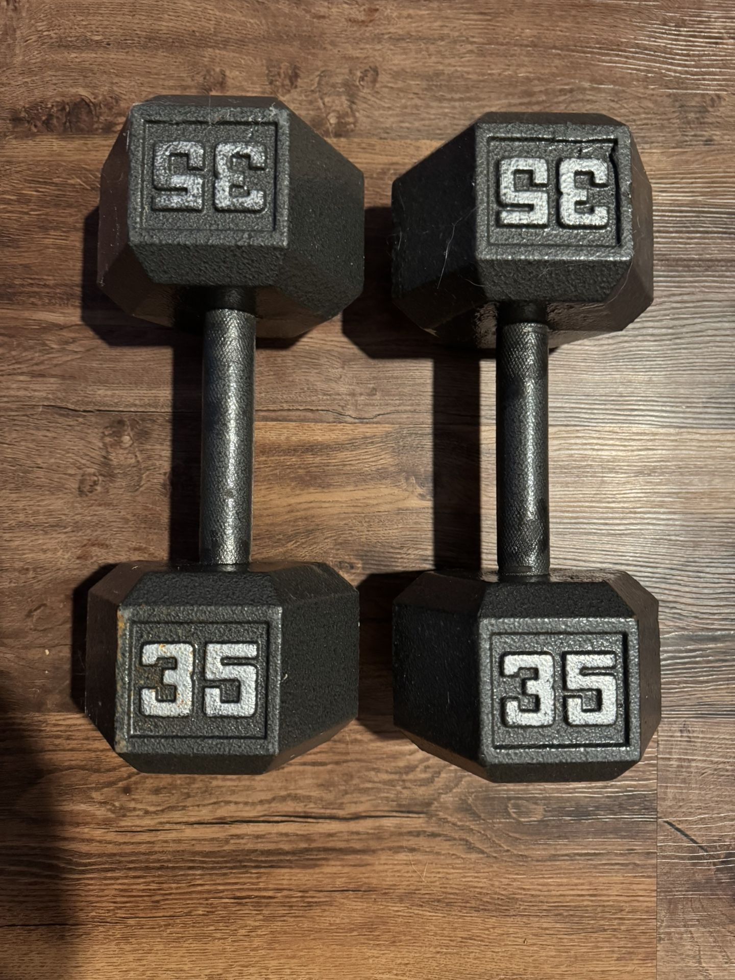 Set of 35 Lbs Dumbbells