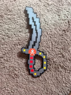 Pixel Art Foam Pirate Sword Toy Halloween prop