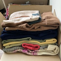 Hand Knit Wool Sweaters