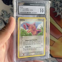 Skitty Pokemon 2006 EX Legend Maker CGC GEM MINT 10
