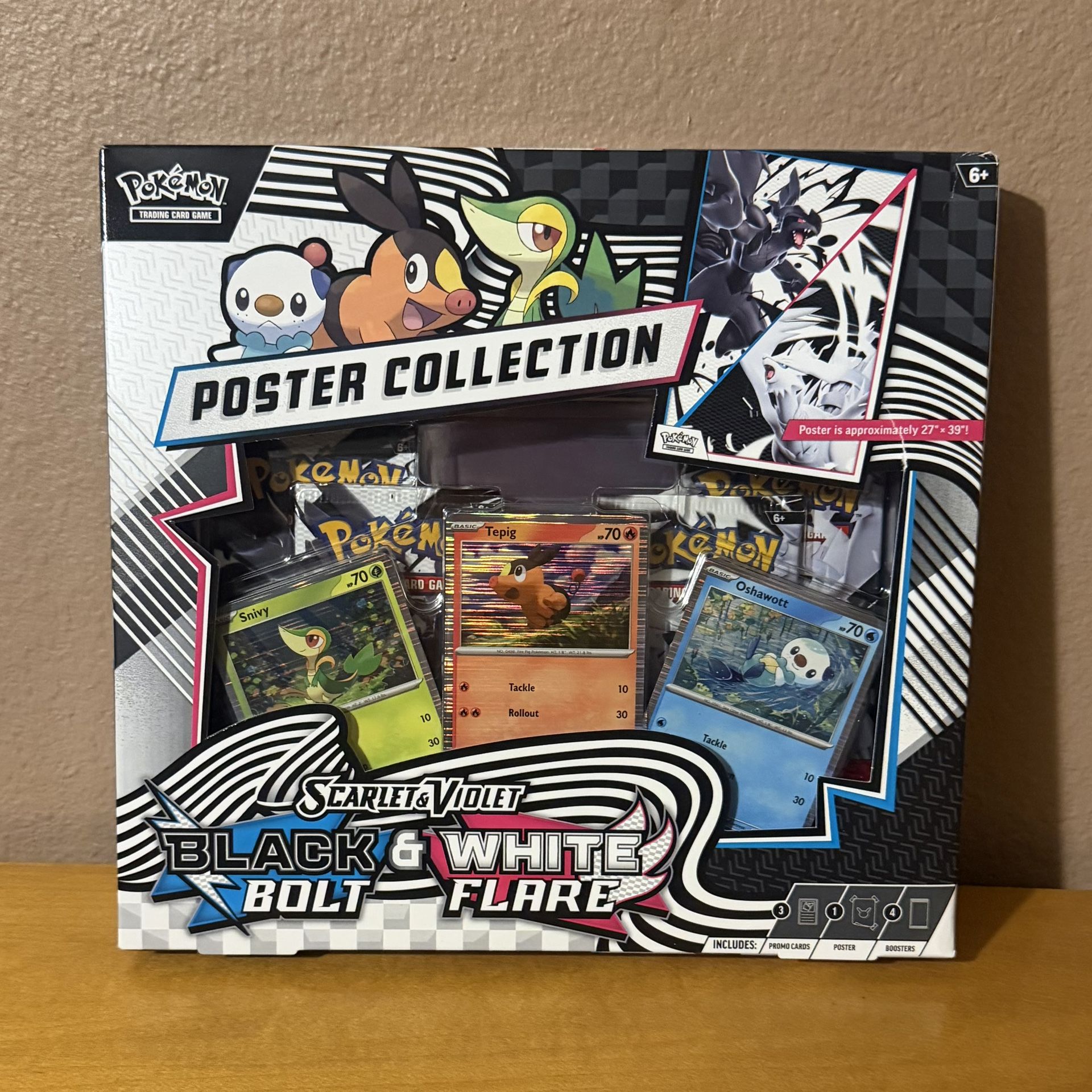 Pokemon Black Bolt & White Flare Poster Collection