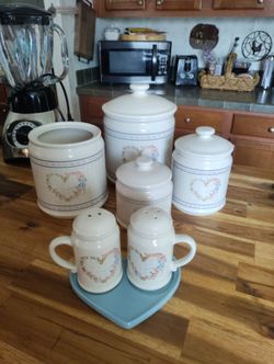 Vintage Ceramic Canister Set