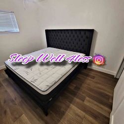 NEW  KING SIZE BED FRAME AND MATTRESS