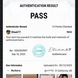 Authentic Burberry Trainers 