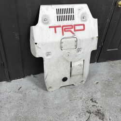 This genuine TRD skid plate/engine undercover 