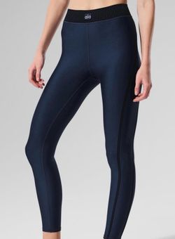 Alo Leggings Airlift High-Waist 7/8 Line Up Legging - Navy