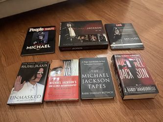 Michael Jackson collection of hardcover books