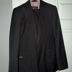 Dsquared² Men’s Black Suit (Blazer + Pants) – Size 52 (Fits like 50)