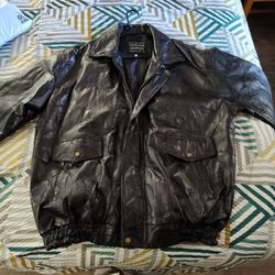 NapolineLeather Handcrafted Jacket Size 4X