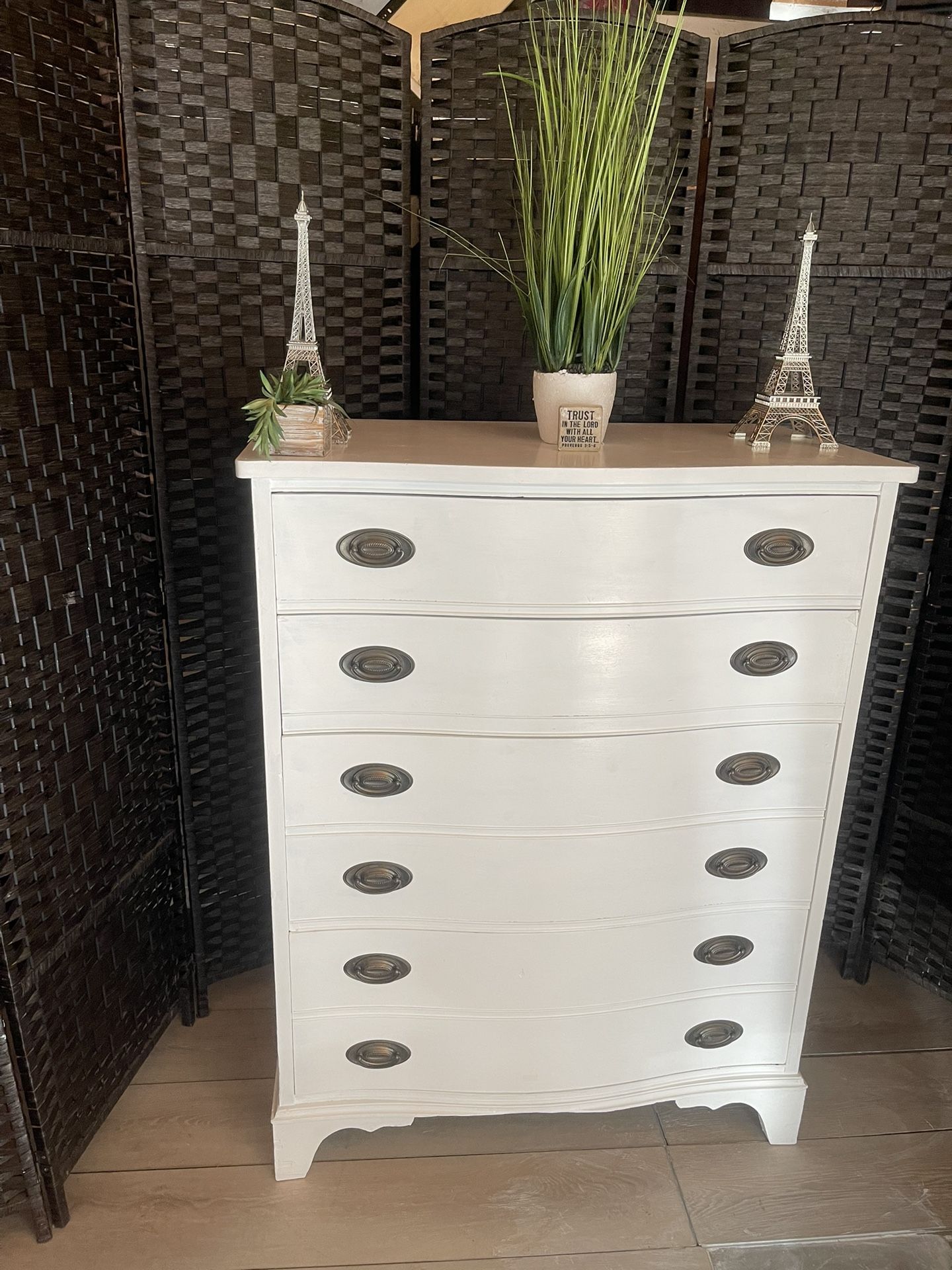 Dresser Used Repinted White