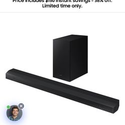 Samsung Sound Bar HW-B650 $150