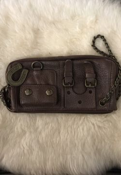 Bestet Johnson leather wristlet