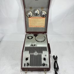 WEBSTER Chicago Wire Recorder 80-1 RMA 37 with 3 Spools & Microphone ~ UNTESTED