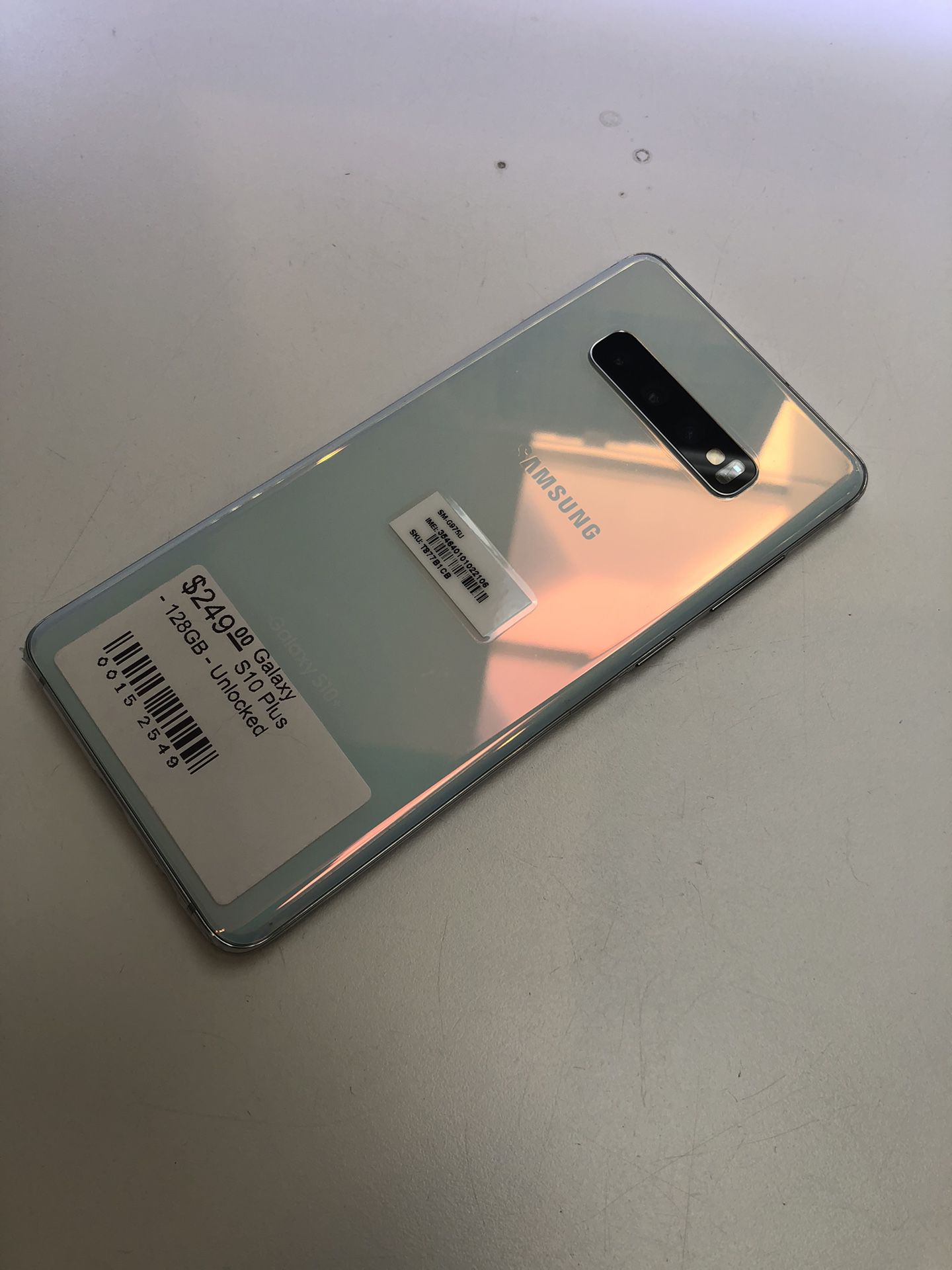 Samsung Galaxy S10 Plus 128 GB white Unlocked 