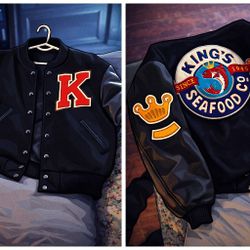 Vintage Kings Seafood Co. Varsity Jacket – One-of-a-Kind Collector Piece